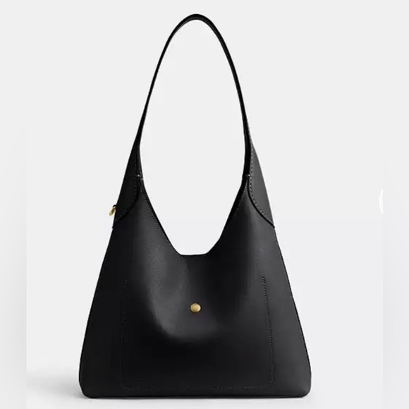 Coach Brooklyn 28 Black Shoulder Bag - Picture 3 of 9